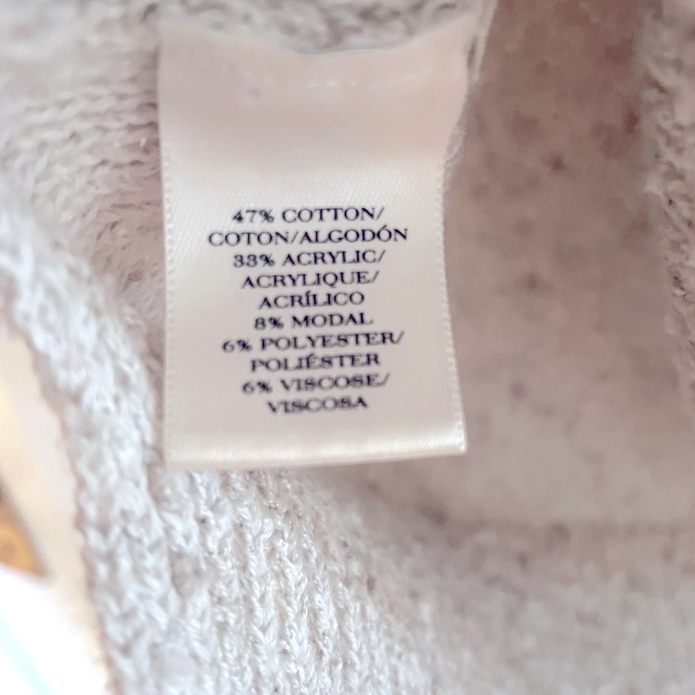 EUC! Ann Taylor Textured Sweater Top M - Picture 3 of 3